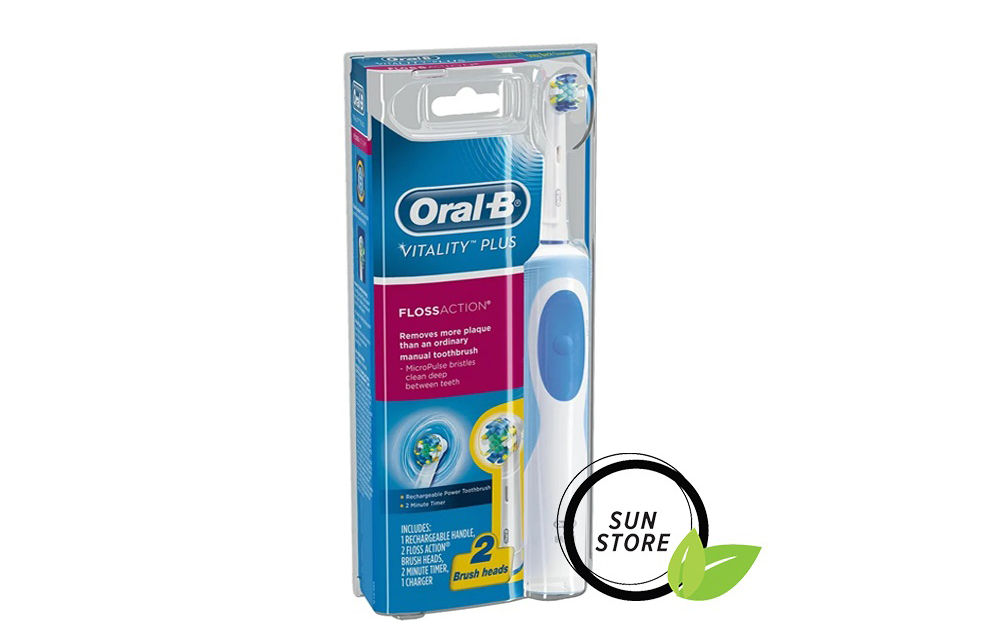 Bàn chải đánh răng điện Oral-B Vitality Plus Ðầu FlossAction