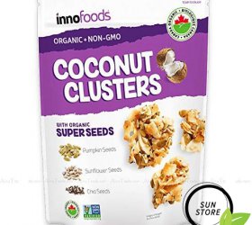 Bánh dừa phủ các loại hạt hữu cơ Innofoods 500g 2