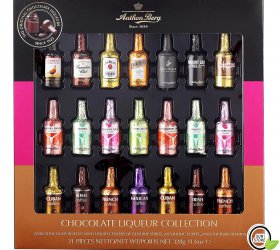 Chocolate rượu Anthon Berg Liqueurs Collection Úc hộp 21 chai 328g