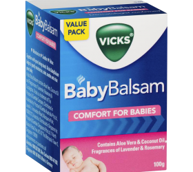 Vicks Baby Blsam Comfort for Babies Cho Bé Trên 3 tháng 100g của Úc