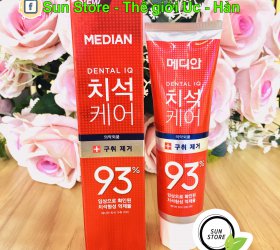 Kem đánh răng Median Dental IQ 93% Hàn Quốc Màu Đỏ