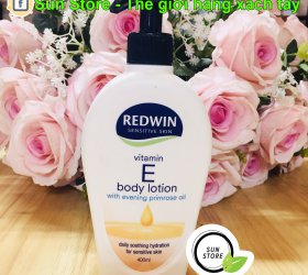 Kem dưỡng da vitamin E body lotion Redwin 400mL