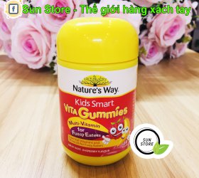 Kẹo Kids Smart Vita Gummies bổ sung Multi-Vitamin cho bé biếng ăn
