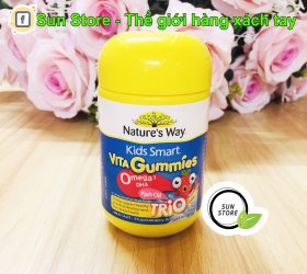 Kẹo Kids Smart Vita Gummies Omega 3 DHA Fish Oil 