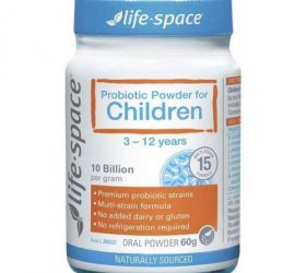 Men vi sinh Probiotic Powder for Children (3-12 tuổi) Life Space 60g của Úc