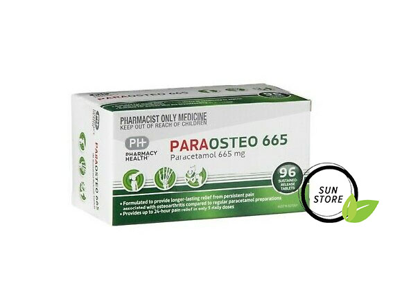 Thuốc Cảm ParaOsteo 665mg Pharmacy Health 96 Viên của Úc