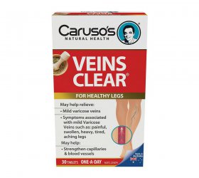 Viên uống hỗ trợ bệnh suy giãn tĩnh mạch Caruso's Veins Clear 30 viên