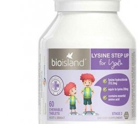 Bioisland lysine step up for youth – tăng chiều cao cho trẻ từ 6 tuổi-24 tuổi