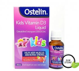 Chai bổ sung Vitamin D3 Ostelin dạng nước 20ml (6 tháng -12 tuổi)