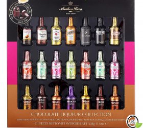 Chocolate rượu Anthon Berg Liqueurs Collection Úc hộp 21 chai 328g
