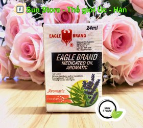 Dầu gió con ó Trắng Eagle Brand Medicated Oil Aromatic(24ml) Của Úc