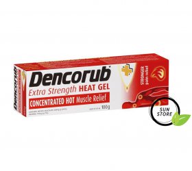 Dầu xoa bóp Dencorub extra strength heat gel 100g 