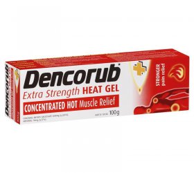 Dầu xoa bóp Dencorub extra strength heat gel 100g 