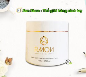Kem dưỡng trắng body tế bào gốc Rmon Whitening cream 200ml Hàn Quốc