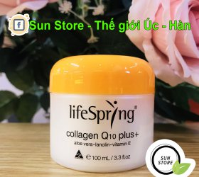 Kem dưỡng da Lifespring collagen Q10 + 100ml của Úc