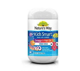 Kẹo Kids Smart bổ sung Omega 3, dầu cá, DHA H/50v