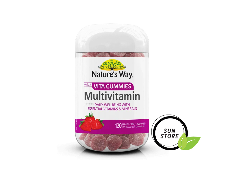 Kẹo Nature's Way Vita Gummies bổ sung nhiều vitamin cho người lớn 120v