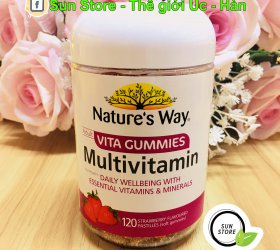 Kẹo Nature's Way Vita Gummies bổ sung nhiều vitamin cho người lớn 120v