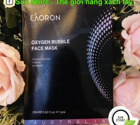 Mặt nạ giấy sủi bọt thải độc Eaoron Oxygen Bubble Face Mask 7pcs