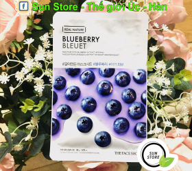 Mặt nạ Real Nature Blueberry Bleuet