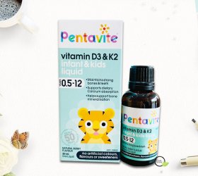 Pentavite Vitamin D3 & K2 Infant & Kids Liquid 30ml