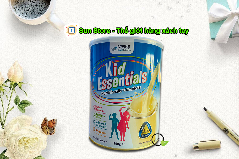Sữa Kid Essentials Nestlé Của Úc 850G (trẻ từ 1-10 tuổi)