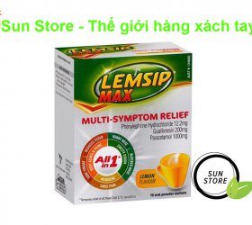 Lemsip Max Multi Symptom Relief vị chanh