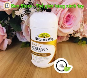 Viên Uống Collagen dành cho da lão hóa Natures Way Beauty Collagen Mature Skin 60 viên