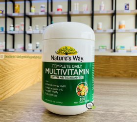 Viên uống Multivitamin with Antioxidants Nature's Way 200viên