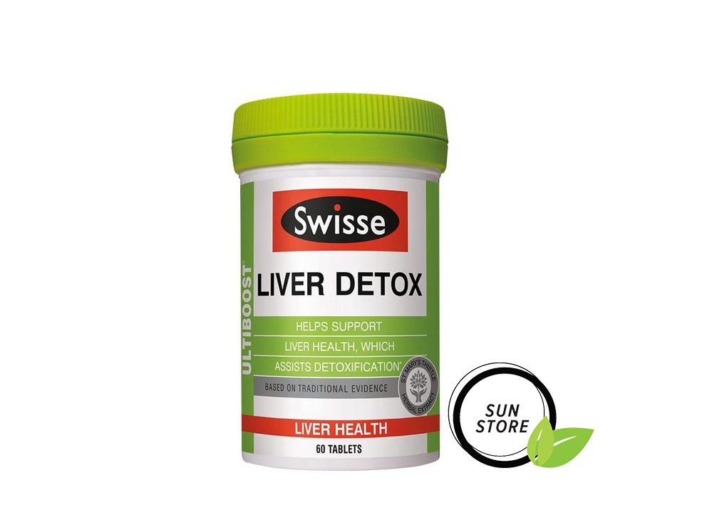 Viên uống thải độc gan Swisse Liver Detox (60 viên) của Úc