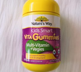Kẹo Kids Smart Vita Gummies bổ sung Vitamin tổng hợp & chất xơ 60 viên của Úc